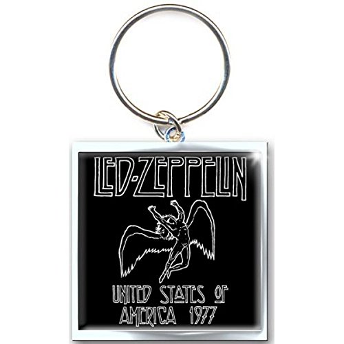 Preisvergleich Produktbild Led Zeppelin - Metall Schlüsselanhänger - 1977 USA Tour