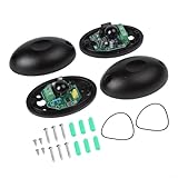 Infrarot-Sicherheitsstrahl-Sensor-Paar für motorisierte Torsysteme, 12 Volt und 24 Volt kompatible photoelektrische Erkennung für zuverlässige Gefahrenvermeidung