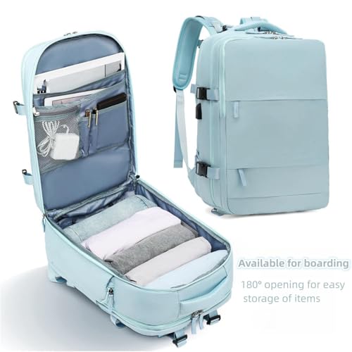 Birdesc Backpack - Birdesc 25l, Levettevac Backpack, Large Capacity Backpacks with Separate Shoe Compartment (Blue)2