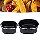 Kuchenform, Kuchenfass Pizza Pfanne, 7cm / 2.8in Hoch Runde Backform, Antihaft Backform Brot Kuchen Korb Luftfritteuse Zubehör Eisenfritteuse Fassform für Heißluftfritteuse HD9925 HD9860 HD9905 0118