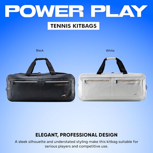 Image of Hundred Power Play Kit Bag | Spacious Raquet Sports Kit Racket Bag with Large Compartment for Badminton and Tennis Rackets, Shoes & Gear - Ideal for Sports, Gym & Travel | Unisex Design
