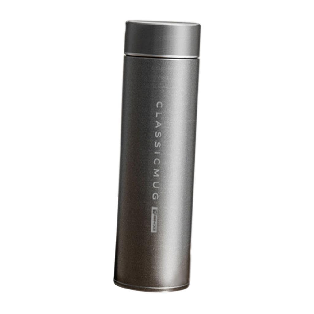 Tasse Isotherme Mug de Gobelet En Titane Tasse à Boire Étanche avec Infuseur de Thé Convient pour Adultes Bureau Voiture Camping Randonnée 500m