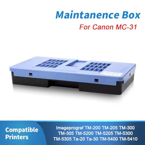 Image of MC-31 Maintenance Cartridge Replacement for Canon Imageprograf TM-200 TM-205 TM-300 TM-305 TM-5200 TM-5205 TM-5300 TM-5305 Ta-20 Ta-30 Printers