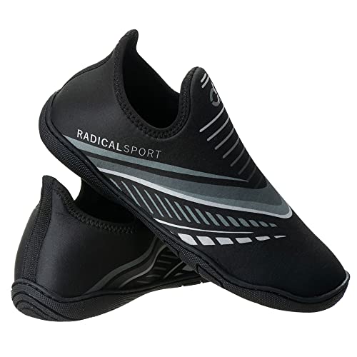 Sapatilha Aquatica Tenis Hibrido Flexível Versátil Top AS313 Cor:Preto Branco;Tamanho:36