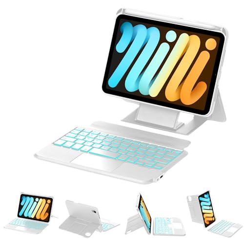 iPad Mini A17 Pro (7) 2024 & iPad Mini 6 2021 8.3C`pL[{[hP[X オ t[eBOX^hL[pbh }`gbNpbht J[obNCg yz_[t zCg