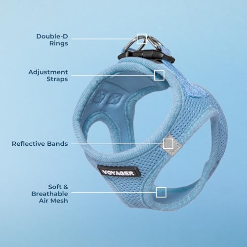 Best Pet Supplies 207T-BBW-M Voyager Step-In Air Dog Harness - All Weather Mesh, Reflective, No Pull Harness For Small, Medium Dogs, Cats thumb #3