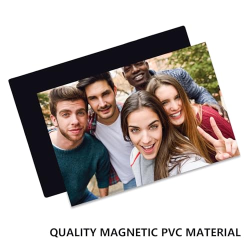 Hyuetrsa 30 Pcs Magnetic Picture Frames for Refrigerator with Black Border by Hyuetrsa - Used condition - Image 6