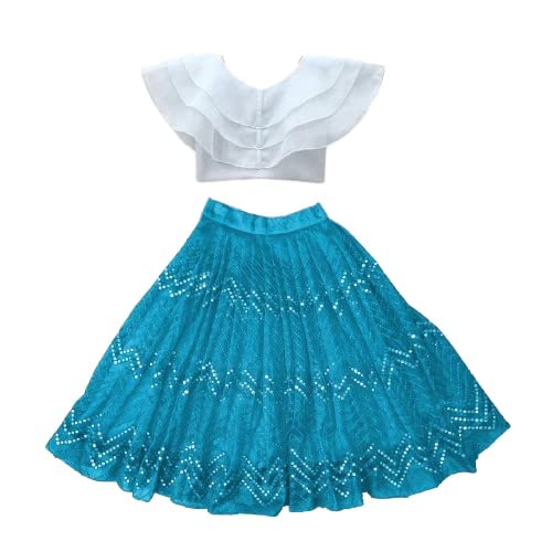 Image of Integrity baby girls net & orgenza lehanga choli (2-8 Years)