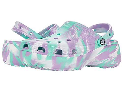 Image of Crocs Women's Classic Graphic Platform Clogs