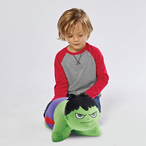 Marvel Large Hulk Plush 18 Inch Soft Cozy Stuffed Animal Cuddle Companion for Kids and Adults - Image 4