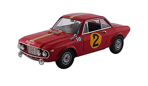 当時物】ランチャフルビアラリー仕様ミニカーアンティーク品1/25