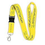 No Step On Snek バックルランヤードキーチェーン