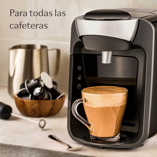 Miniatura 3 de Cosumy 6 Tazas De Capuchino Con Asa Y Cucharillas - 250ml - Mantienen El Calor - Tamaño Ideal Para Máquinas De Café - Aptas Para Lavavajillas