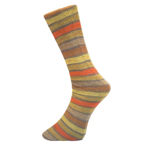 Ferner Wolle Mally Socken ROTE NASEN 6-fach Clown 13