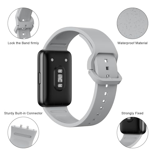 Image of Tobfit Strap Compatible for Samsung Galaxy Fit 3 (Watch Not Included), Flexible Premium Adjustable Watch Band for Galaxy Fit3 2024 SM-R390 Men & Women