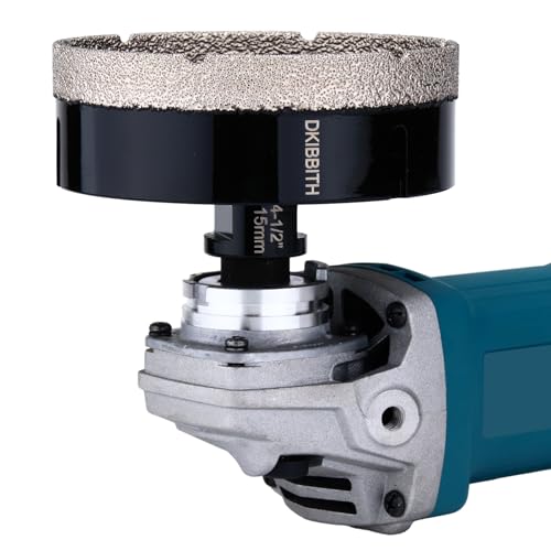image for DKIBBITH 4-1/2in Dry Diamond Core Drill Bit, Tile Hole Saw for Ceramic