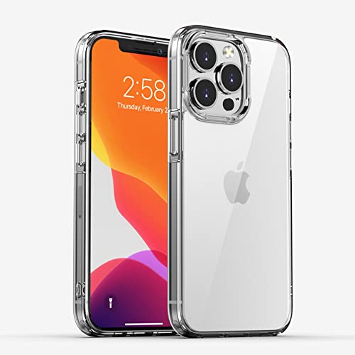 Coque iPhone 13 Pro Max transparente en acrylique et TPU hybride antichoc PC