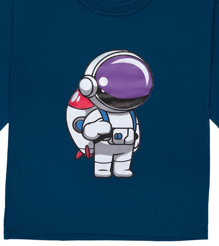 Image of Lush Plush Boys Cotton Full Sleeves Printed T-Shirt (Multicolor) Combo Pack