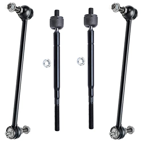 Image of Detroit Axle - Front Strut w /Coil Spring + Tie Rods w /Boots + Sway Bars + Ball Joints Replacement for 1999-2001 Honda Odyssey - 12pc Set