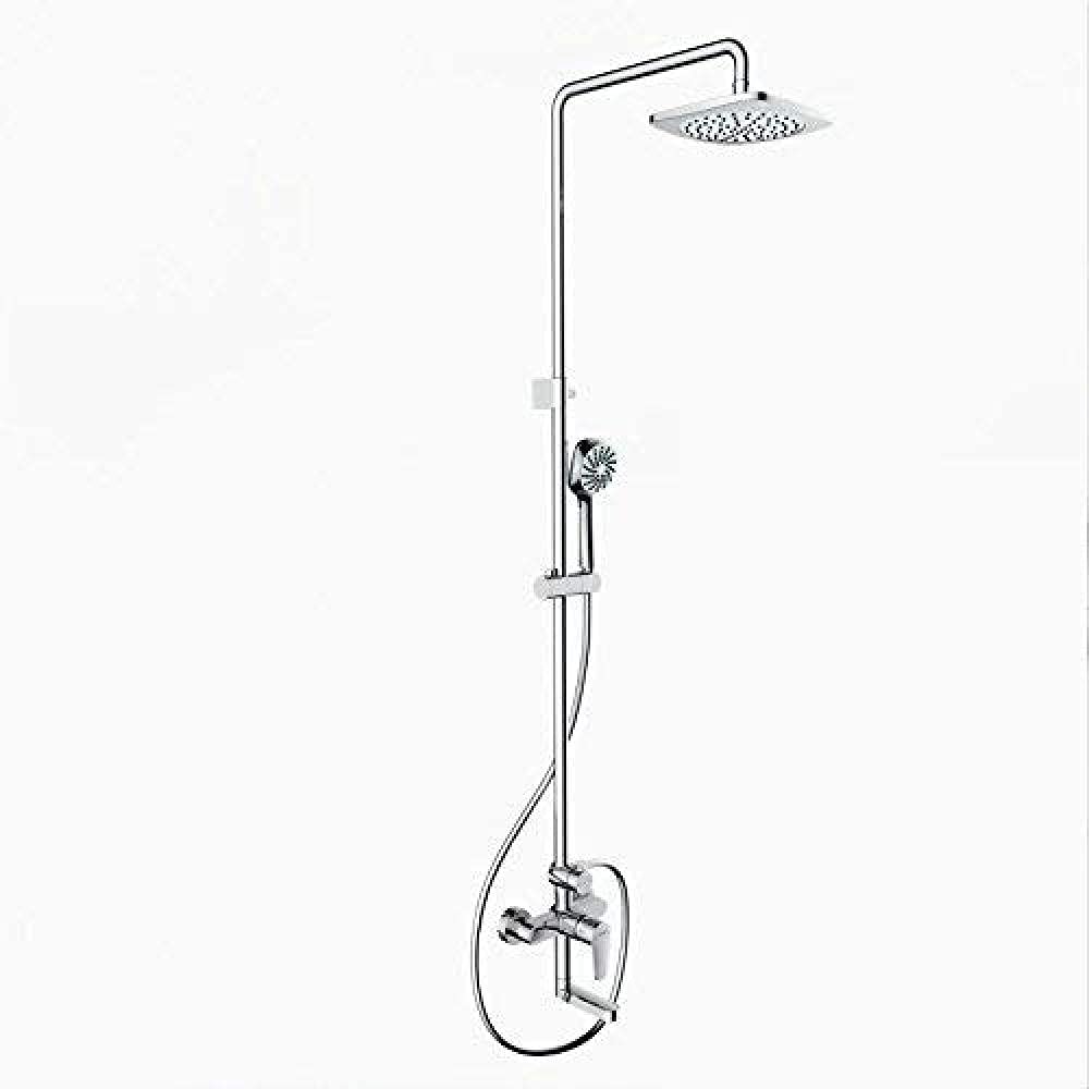 Combinaison d'arrosage simple avec robinet en cuivre pour douche familiale moderne