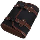 TOYANDONA Motorrad Satteltasche aus Robustem Pu Leder Reißfestes Saddlebag Organizer Erweiterte Stauraumlösung Kompatibel für Verschiedene Motorräder Praktische Seitentasche und Gabeltasche
