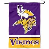 Minnesota Vikings Double Sided Garden Flag