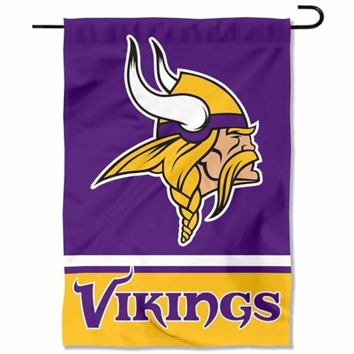 Minnesota Vikings Double Sided Garden Flag