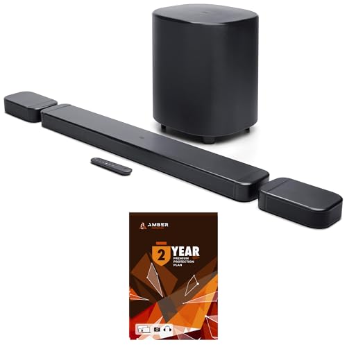 JBL BAR-700-MK2 Surround Sound 4K Dolby Atmos Passthrough Soundbar with 2 Year Amber Protection Plan...