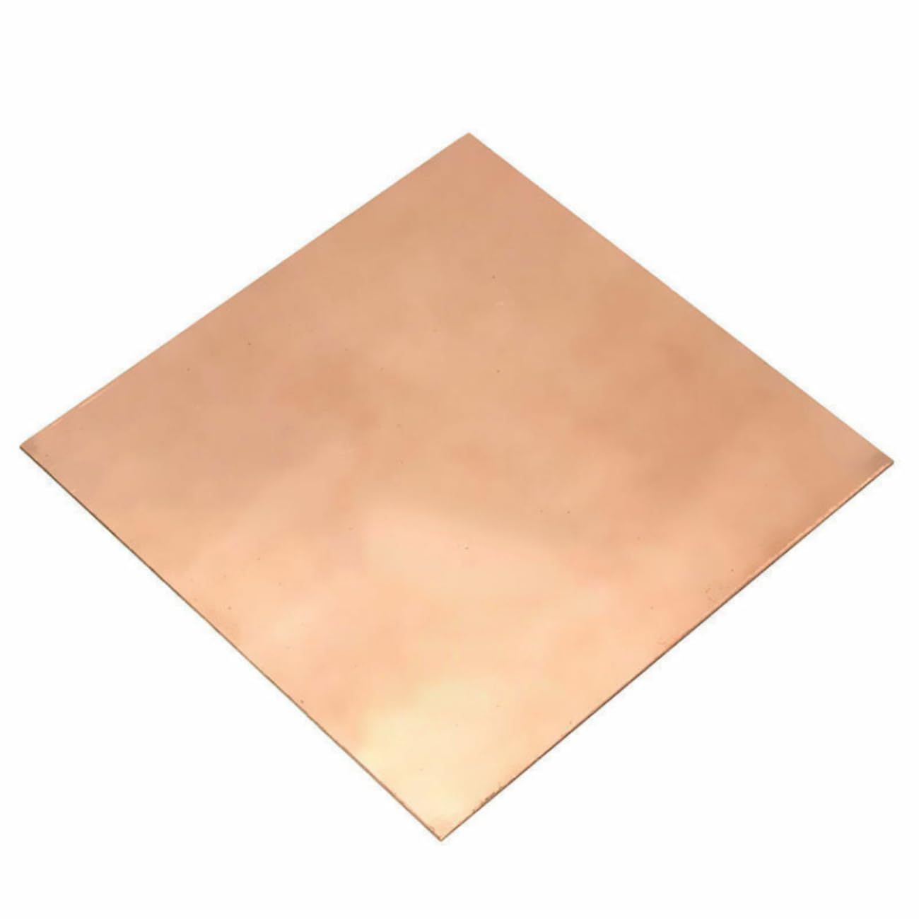 1Pcs 99.9% Pure Copper Sheet,Thickness 2.5mm, 100mmx100mm, No Scratches, Film Attached Copper Plates, Pure Copper Sheet Metal, Copper Plates for