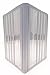 Leather (Gray) Literature Organizer - Magazines, Tracts, Brochures, Handbills, Publications, Leaflets, etc.