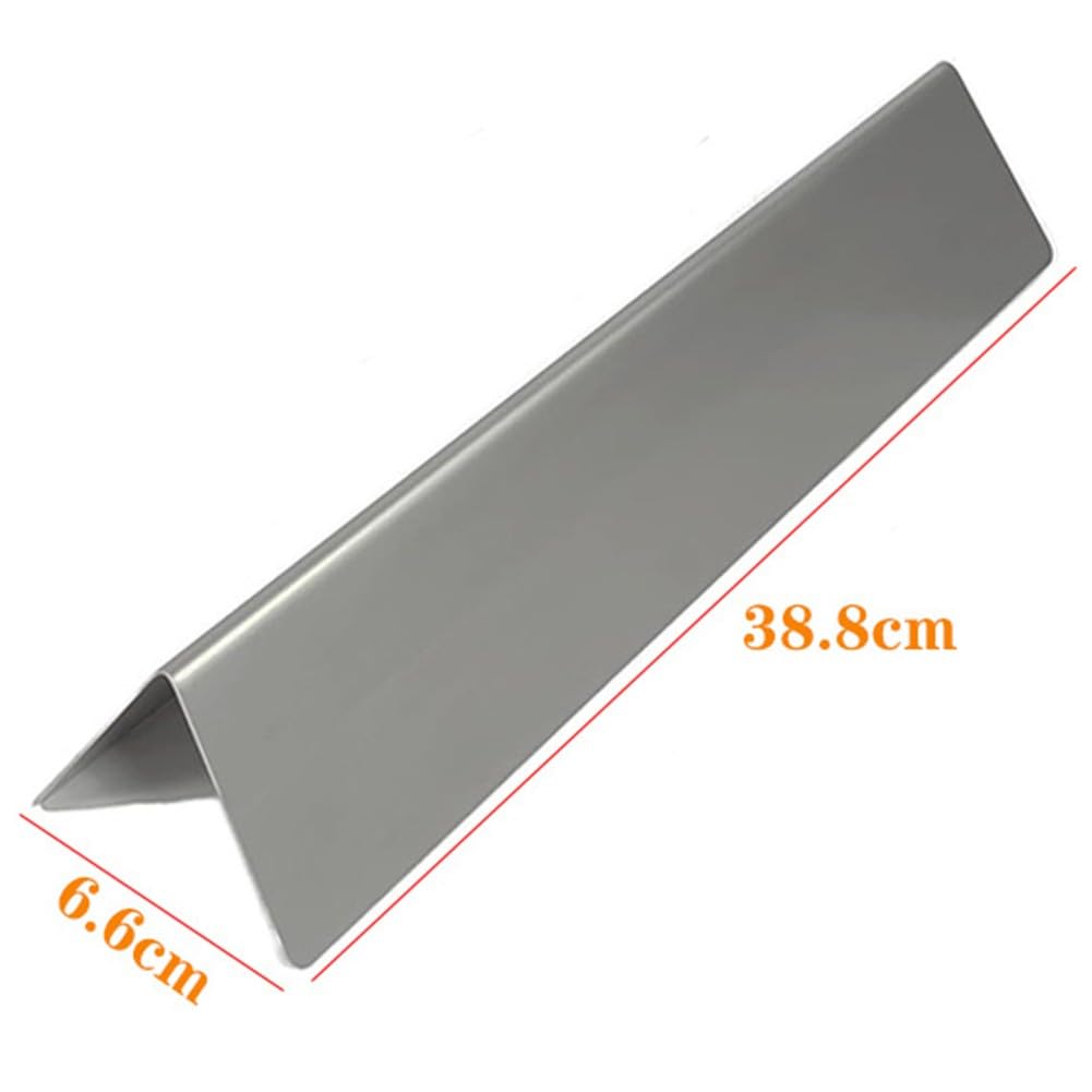 Barre aromatizzanti in acciaio inox, piastre termiche, coperchi bruciatori per Weber Spirit serie 300, kit di ricambio da 5 pezzi