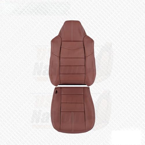 US Auto Nation 2008 09 2010 Compatible with Ford F250 F350 F450 F550 King Ranch Driver Passenger Leather Cover (Select Part:: Driver Bottom & Top)
