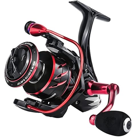 RUNCL Spinning Reel Fishing Reels Ancohuma, Ultralight 6.2:1 Gear Ratio, 26 LB Max Drag, 7+3 Stainless BB, CNC Aluminum Alloy Spool, Colorful Ceramic Line Roller, D.S.S.R Shield for Salt or Freshwater Cover