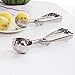Besmon Cookie Scoop Set, Stainless Steel Cookie Scoops with Trigger Release, Include Large-Medium-Small Sizes Balls for Perfect for Cookie, Ice Cream, Cupcake, Muffin, Meatball