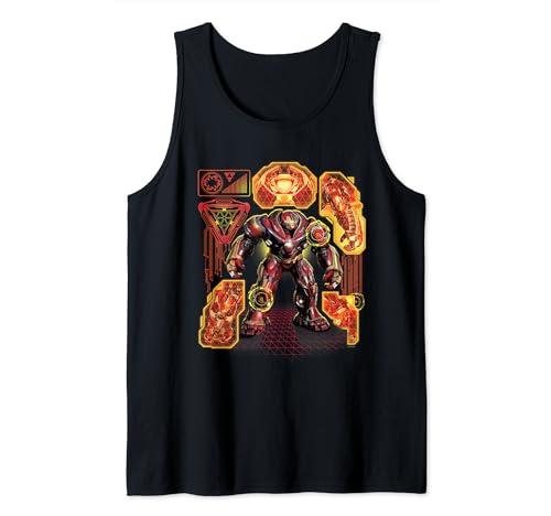 Image of Avengers Infinity War Hulkbuster Blueprint Tank Top
