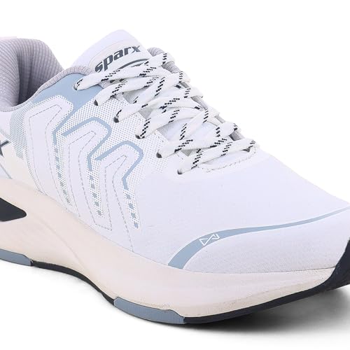 Image of SPARX Sports Running Shoes for Men - Lightweight Breathable Lace-Up Athletic Shoes with Cushioned Comfort, Shock Absorption, Durable Grip, Flexible Sole & Everyday Walking Performance