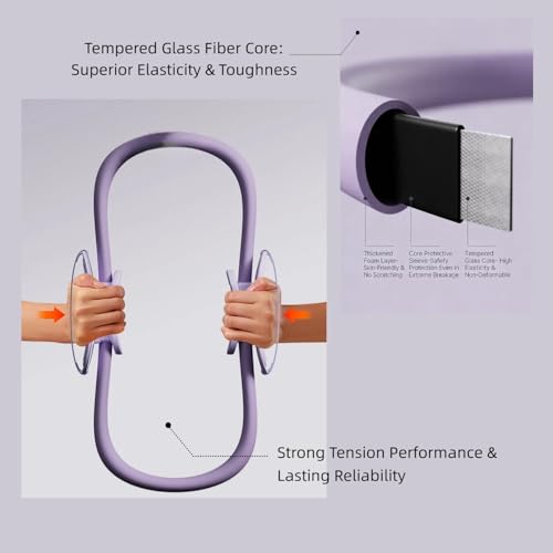 Pilates Kit for Women, 10-in-1 Pilates Equipment for Home Workout, Ring & Ball Set with Resistance Bands, Full Body Workout Equipment for Core, Abs, Glutes, Beginner Home Gym Kit — view 5