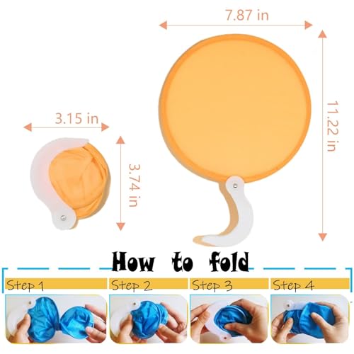 UPF50+ Baby Sun Hat | Unisex Toddler Bucket Hat w/Adj. Chin Strap | Mesh/Fold/Light | Quick-Dry Beach/Travel (3M-5T)4