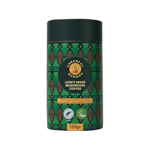 Cheerful Buddha Lion's Mane Mushroom Coffee Blend Cover
