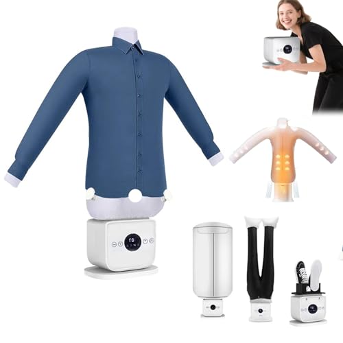 Automatic Ironing Machine, 2026 New Hands-Free Scanoviss Automatic Ironing Machine 3.0, 8 Minutes Quick Ironed Dry, Gentle Airflow Technology, for Trousers, T-Shirts & Shoes