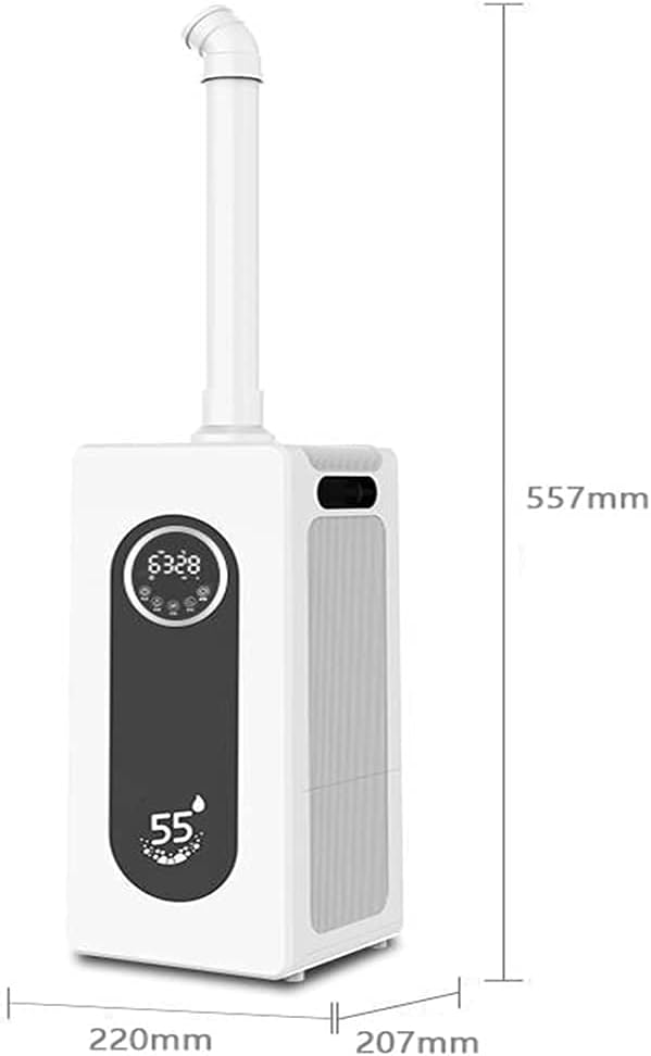 Industrial Humidifier Commercial Humidifier 13L Quiet Ultra Humidifier Waterless Auto Shut-Off 360° Nozzle Suitable for Large Office Supermarket (Smart Model)