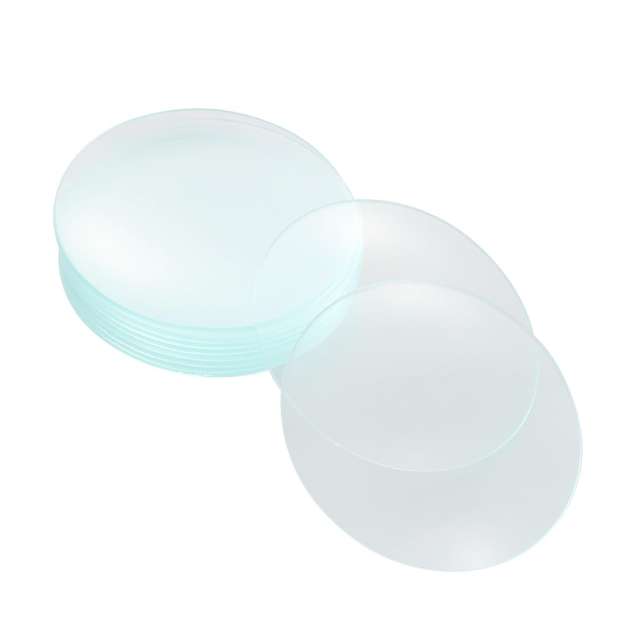 ABOOFAN Coperture in Vetro per Bruciatore da Laboratorio 10 Pezzi, Vetro Sintetico Resistente, per Esperimenti e Uso in Aula, Funziona come Contenitore ed Evaporatore