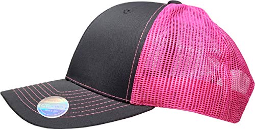 Image of Classic 6 Panel Cotton Twill Mesh Trucker Cap Hat Adjustable Snapback Hat