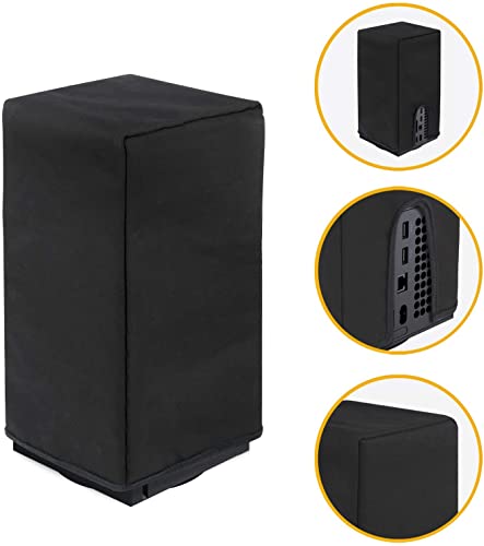 Image of TCOS TECH Xbox Series X Dust Proof Cover Case Mesh Jack Stopper Pack Kit for Xbox Series X (Not for Xbox One X),Black