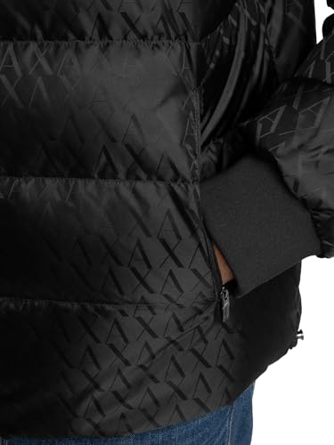 Armani Exchange Men's Jacquard Down Puffer Jacket4