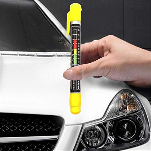 Wustrious Digital Coating Thickness Gauge 5 Colors Auto Paint Test Auto Paint Thickness Meter Meter Gauge Crash Check Test Paint Tester with Magnetic Tip Scale Auto Paint Thickness Tester