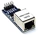 Produktbild Fefaxi Ethernet Shield Board, 1 Stück Mini ENC28J60 Webserver Modul Ethernet Shield Expansion Board