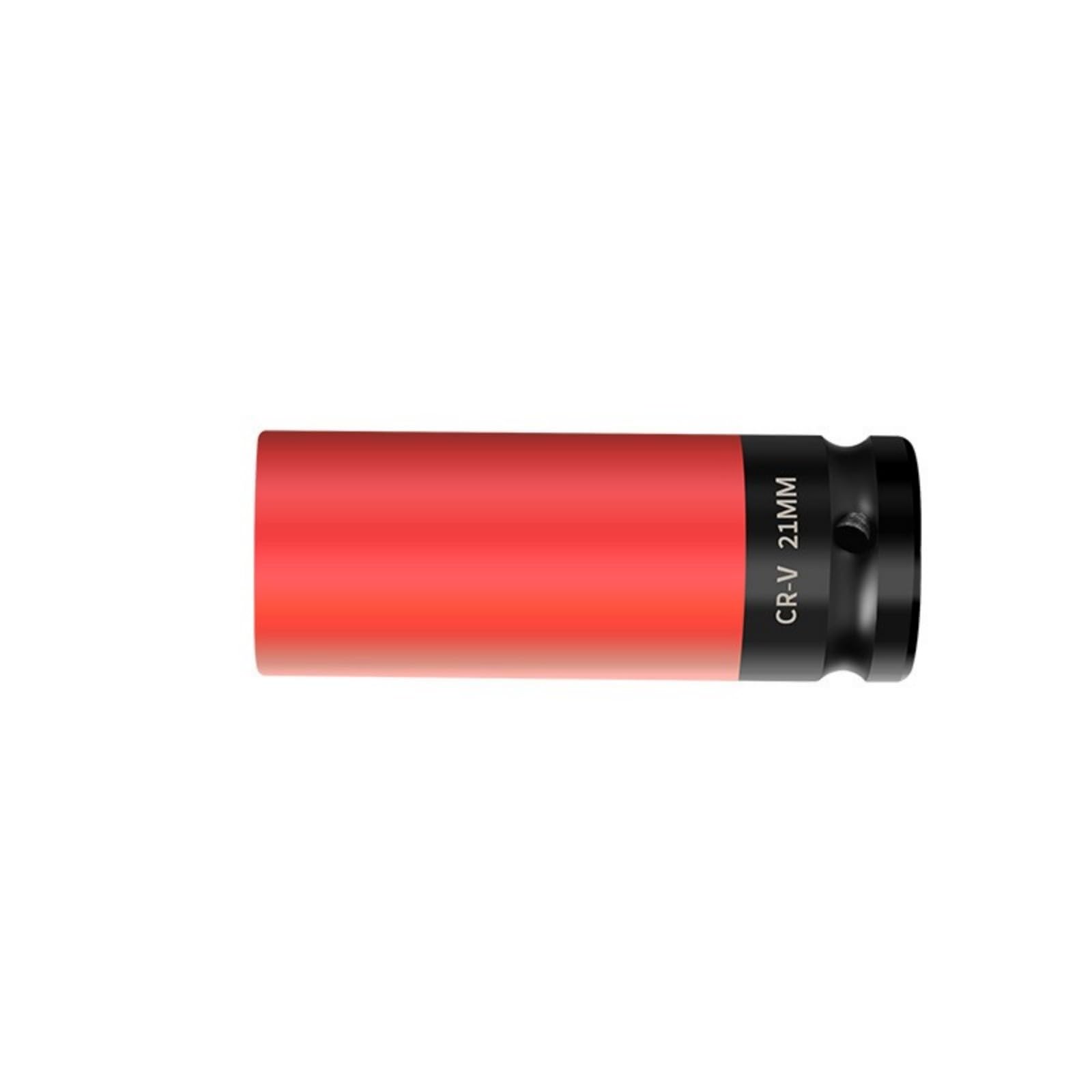 Strong Metal Wheel Nut Sleeve Cover Impacts Wrench Nut for Air Driven Device Car Tire Repair Tire Service Socket Guard Metal Socket Guard Assorted Sizes for Air Driven Wrench Prevents Vehicle Wheel