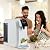 COSTWAY Countertop Reverse Osmosis Water Filter, 5-Stage RO + PPC Water Filtration System with UV Light Treatment, 4:1 Pure to Drain Portable Purifier for Home Kitchen, No Installation Required