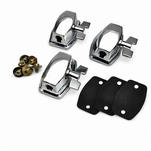 Tom/Floor Tom Leg Mount Bracket ROSS Percussion (3 Pack Chrome)
